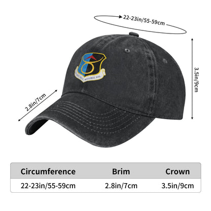USAF-635th Supply Chain Management Wing Emblem Printing unisex baseball cap adjustable cap veteran gift