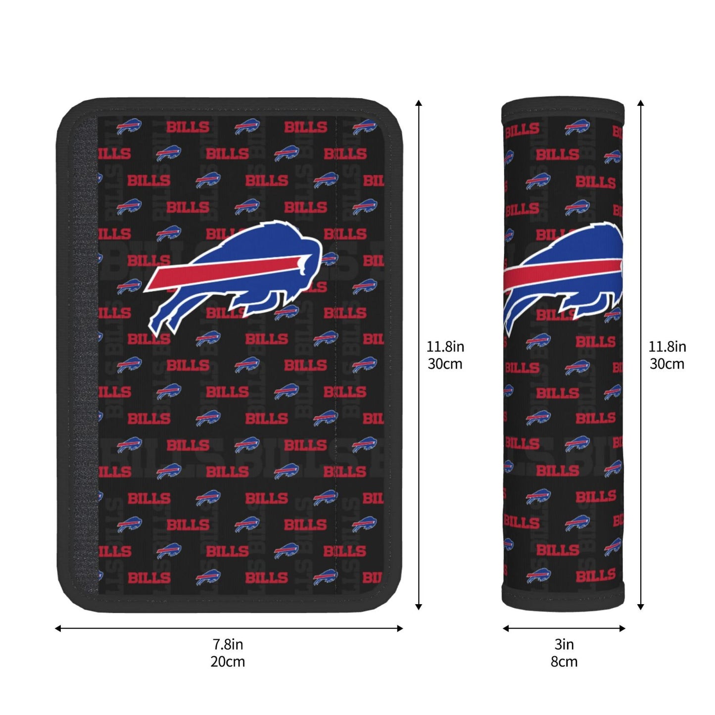 Buffalo Bills personalized seat belt protective cover Car seat belt protective cover