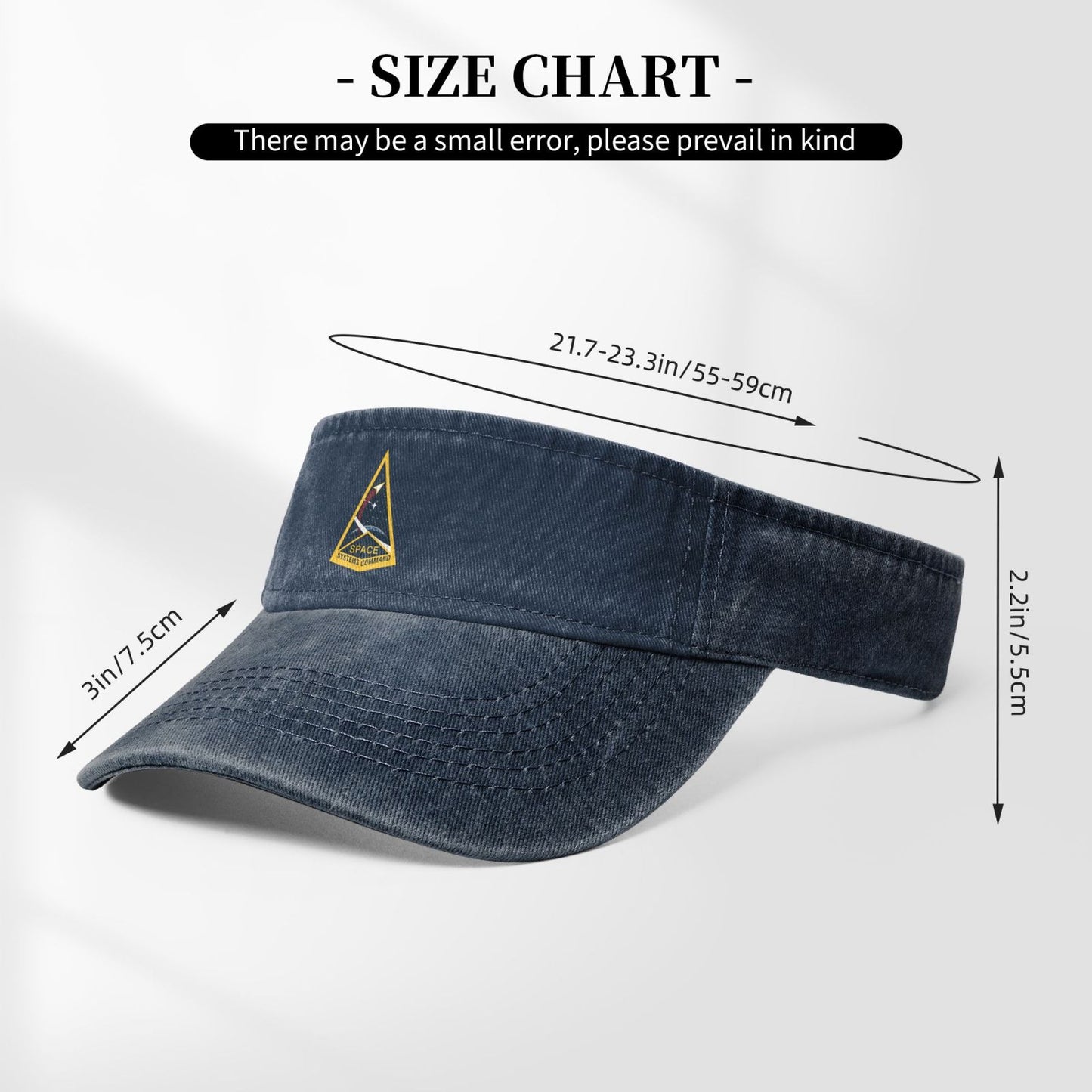 Space Systems Command EmblemPrinting adjustable Empty Top Baseball Sun Cap unisex outdoor sport hat veterans gift