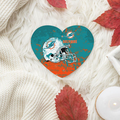 4-pcs Miami Dolphins Car Air Fresheners Cards Set car aromatherapy tablets