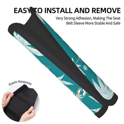 Miami Dolphins Car seat belt protection cover Adult seat belt protection cover