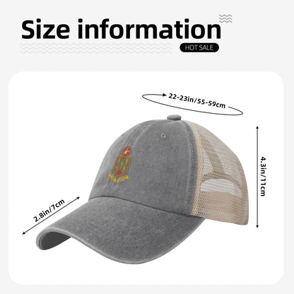 5th Marine Regiment Printed unisex baseball cap adjustable grid baseball cap veteran gift