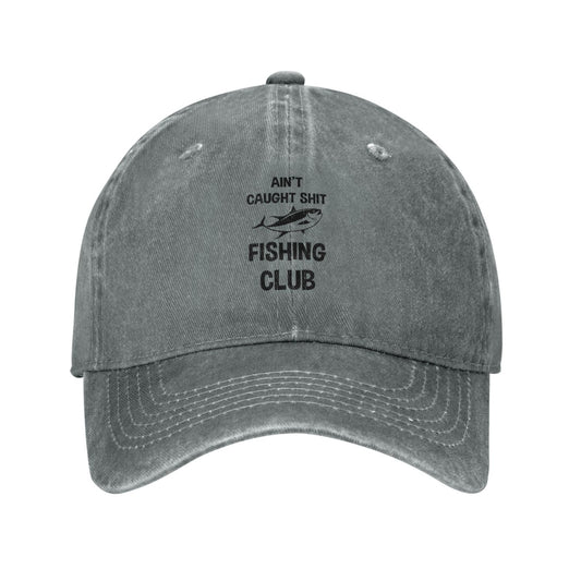 Ain't Caught Sht Fishing Club Printing unisex baseball cap adjustable hats Outdoor leisure hat trucker cap