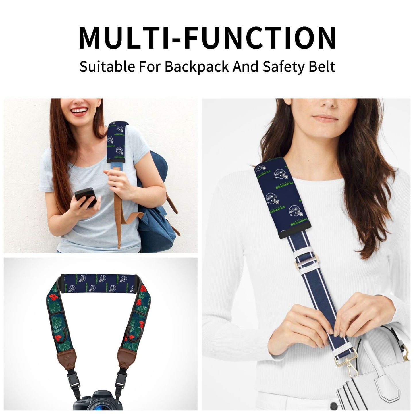 Seattle Seahawks Car seat belt shoulder strap UNISEX seat belt protective cover