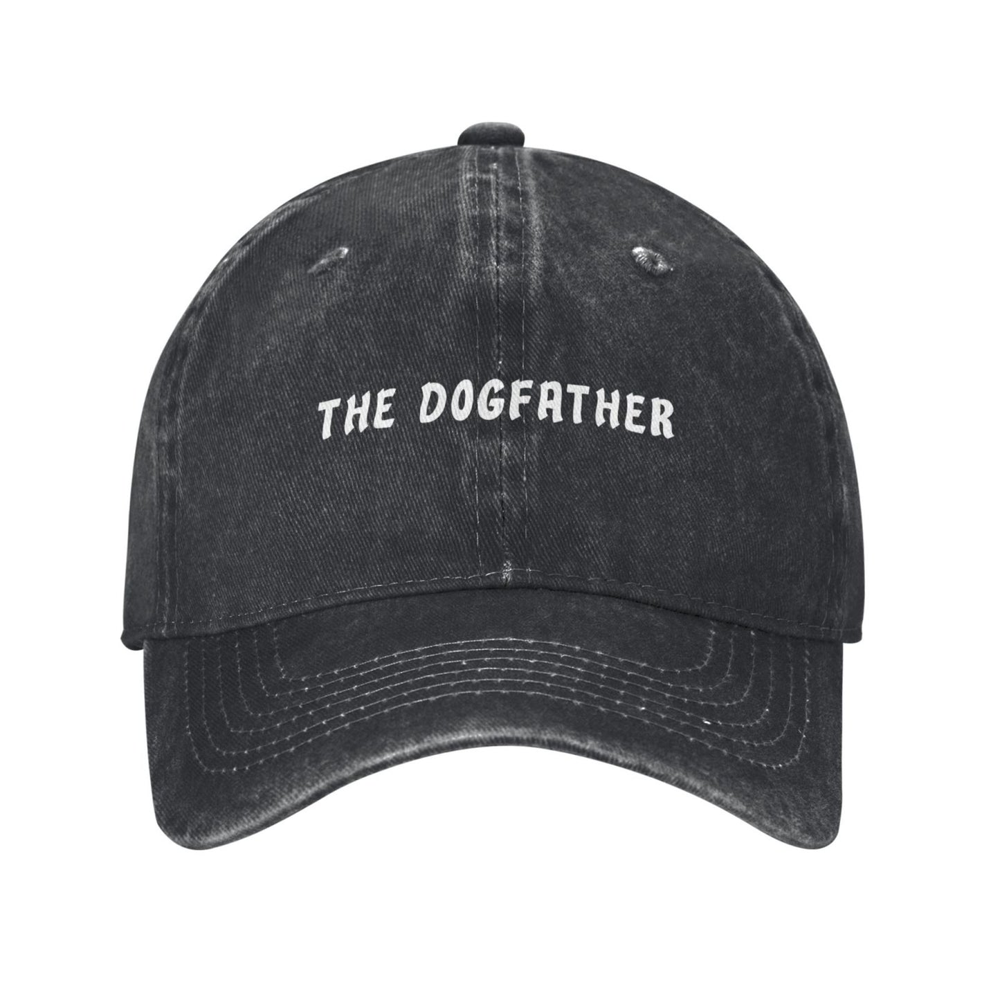 The Dogfather Printed unisex baseball cap adjustable cap outdoor trucker hat veterans Gifts