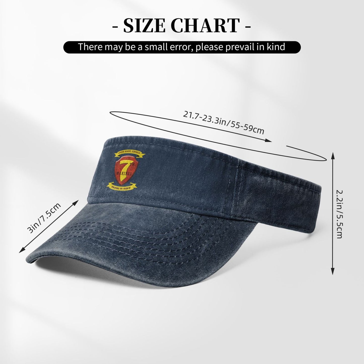 USMC-7th Marine Regiment New Printing adjustable Empty Top Baseball Sun Cap unisex outdoor sport hat veterans gift