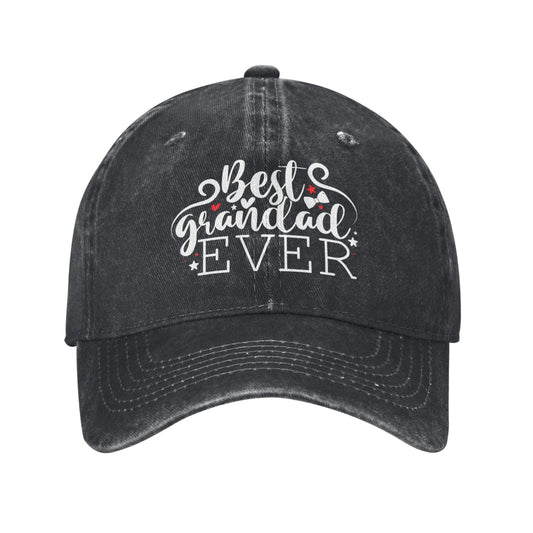 Best Grandpa Ever Printed unisex baseball cap adjustable cap outdoor sun hats trucker hat