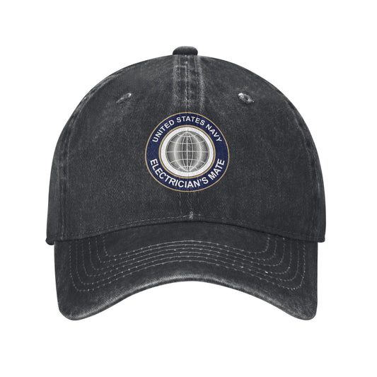 US Navy Electrician's Mate Printed unisex baseball cap adjustable cap outdoor sun hats trucker hat