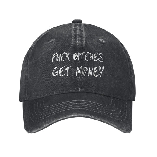 Fuk B Get Money Printed unisex baseball cap adjustable cap outdoor sun hats trucker hat