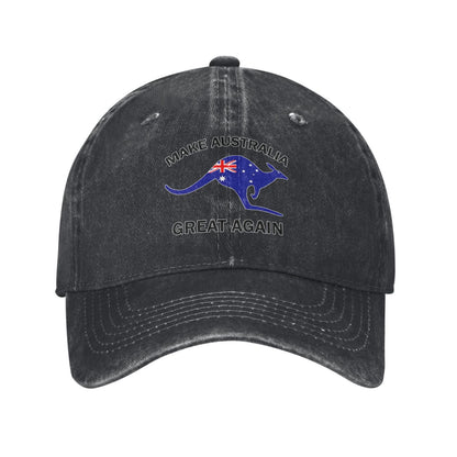 Make Australia Great Again Printed unisex baseball cap adjustable cap outdoor sun hats trucker hat