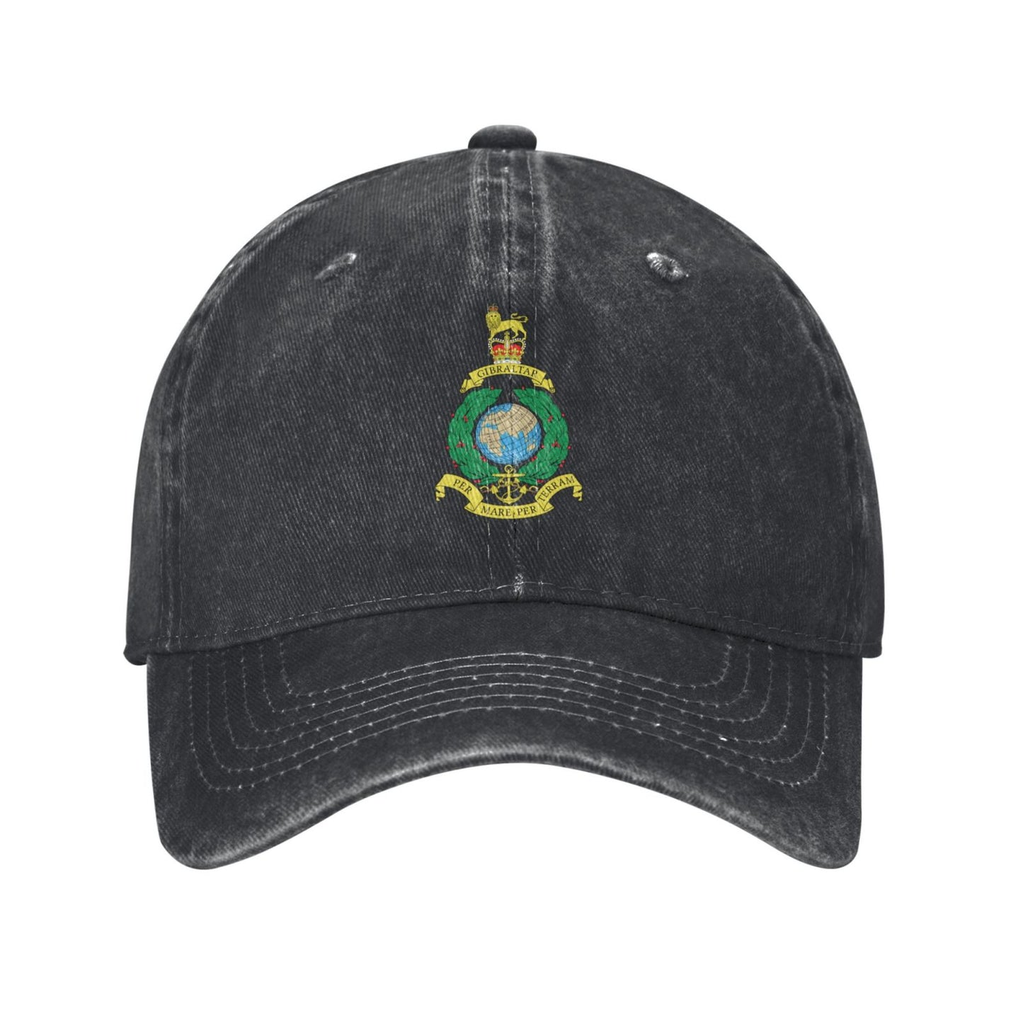 RoyalMarineBadge Printed unisex baseball cap adjustable cap outdoor trucker hat veterans Gifts