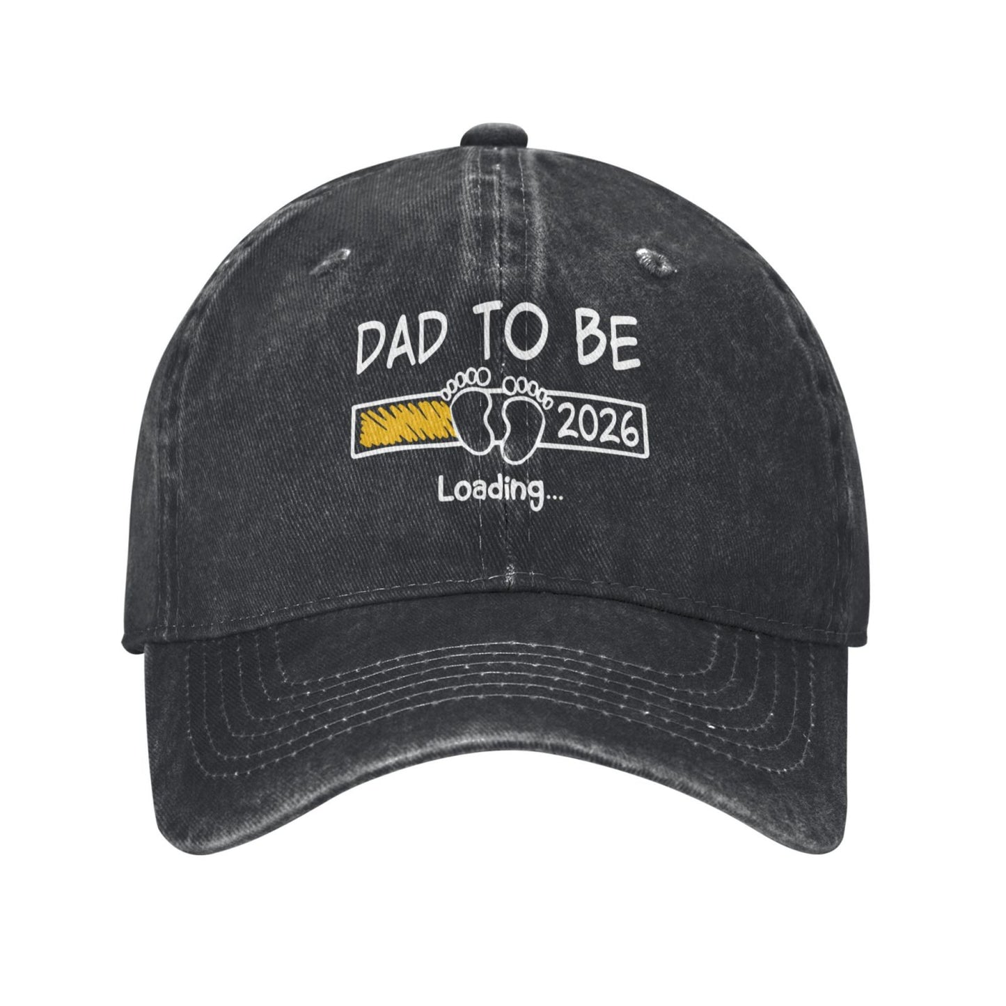 Dad To Be 2026 Loading Printed unisex baseball cap outdoor hats adjustable cap trucker gift hat