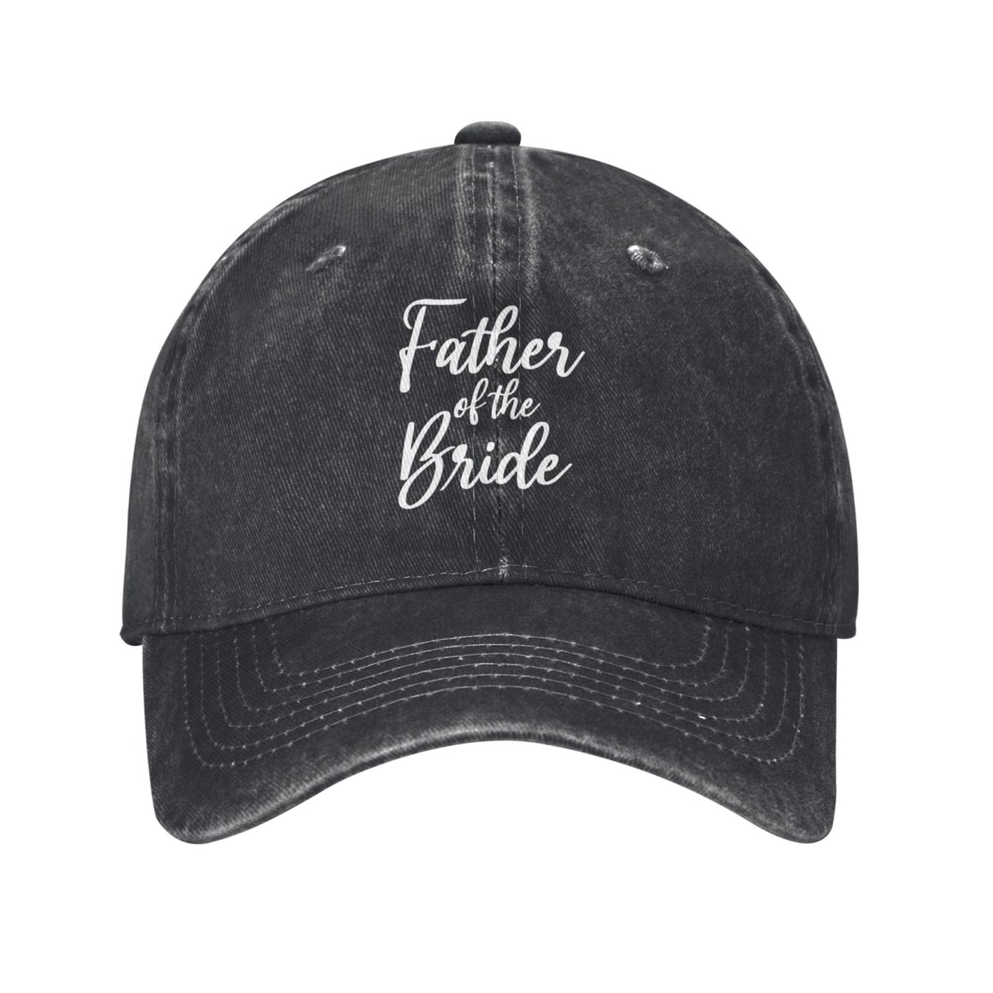 Fatherof The Bride Printed unisex baseball cap adjustable cap outdoor sun hats trucker hat