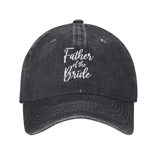 Fatherof The Bride Printed unisex baseball cap adjustable cap outdoor sun hats trucker hat