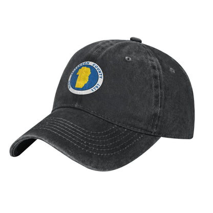 Seal Of Jefferson County Ohio Printed unisex baseball cap adjustable cap outdoor sun hats trucker hat