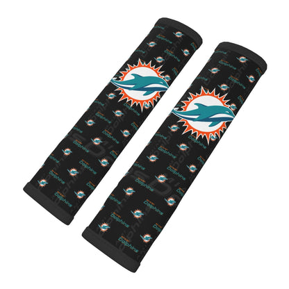 Miami Dolphins personalized seat belt protective cover Car seat belt protective cover