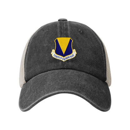 86th Airlift Wing Printed unisex baseball cap adjustable grid baseball cap veteran gift