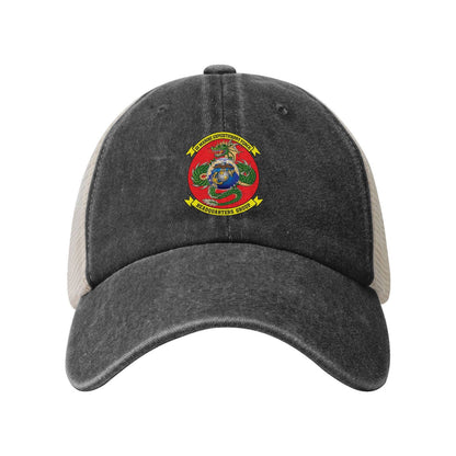 III MHG New Original Printed unisex baseball cap adjustable grid baseball cap veteran gift