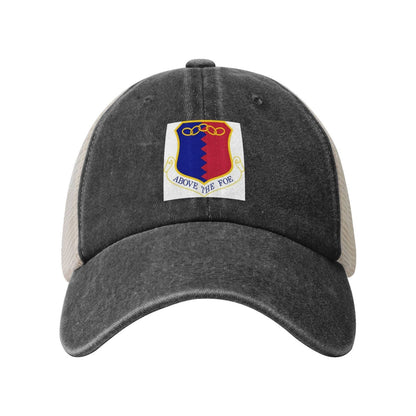 78 Air Base Wg Printed unisex baseball cap adjustable grid baseball cap veteran gift