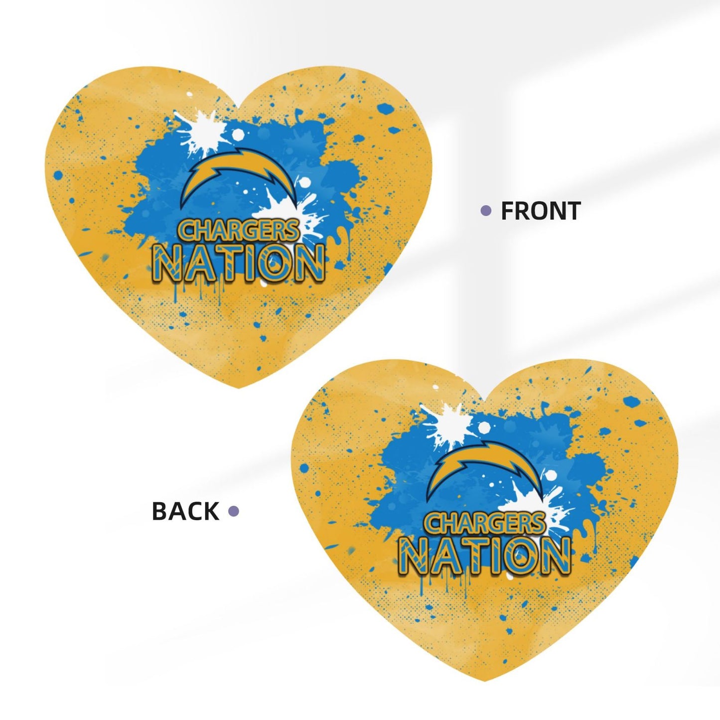 4-pcs San Diego Chargers Car Air Fresheners Cards Set car aromatherapy tablets