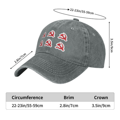 Hammer And Sickle X6 Printed unisex baseball cap outdoor hats adjustable cap trucker gift hat