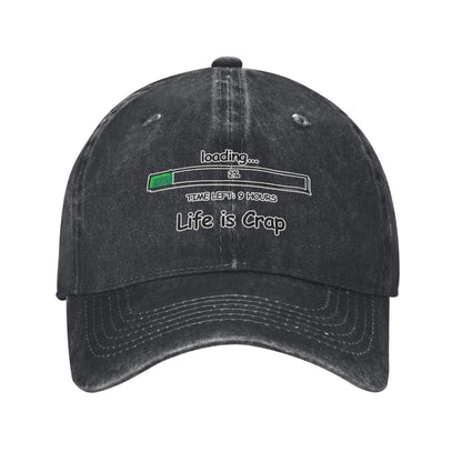 Loading... 2% TIME LEFT 9 HOURS Life Is Grap Printed unisex baseball cap adjustable cap outdoor sun hats trucker hat