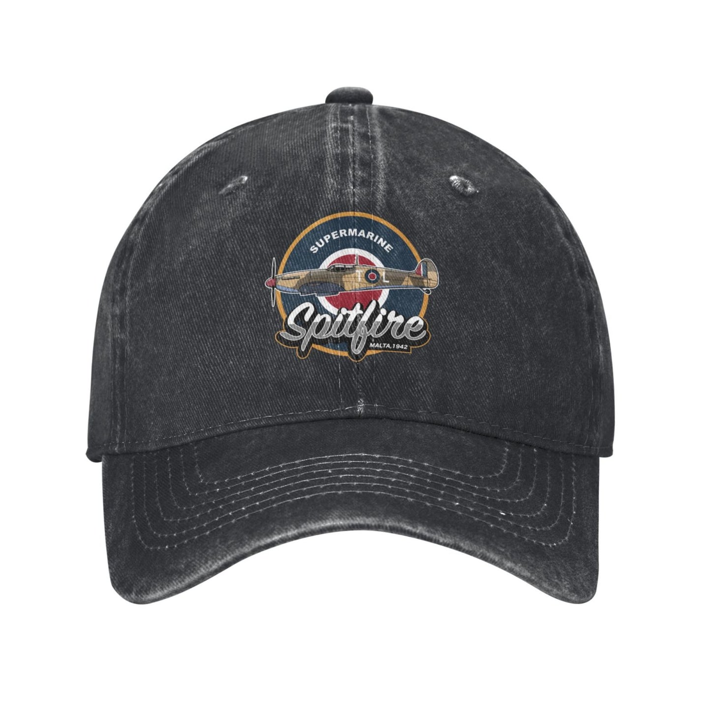 SUPERMARINE SPITFIRE AIRPLANE AIRCRAFT Printed unisex baseball cap outdoor hats adjustable cap trucker gift hat