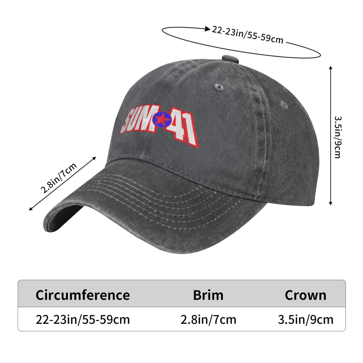 SUM 41 Printed unisex baseball cap adjustable cap outdoor sun hats trucker hat