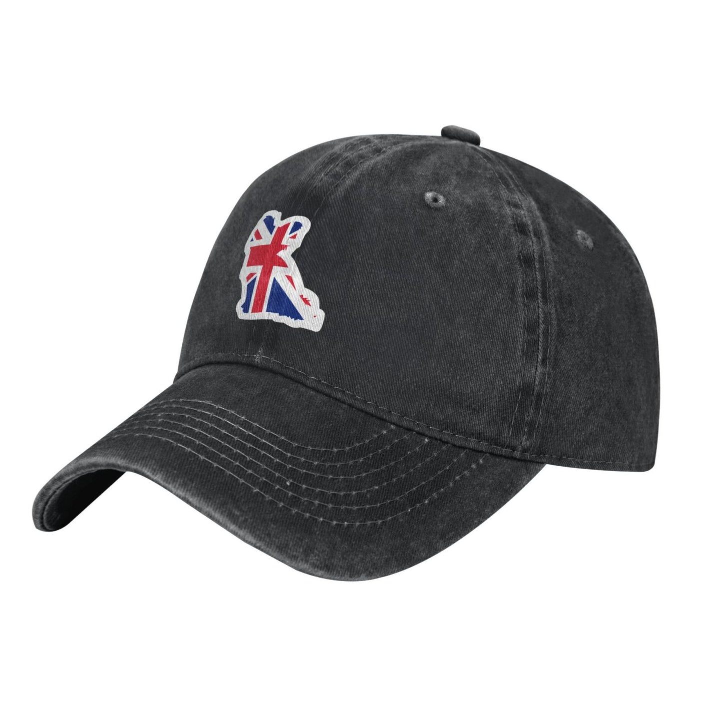 Papillon Dog Flag Of The United Kingdom Printed unisex baseball cap adjustable cap outdoor sun hats trucker hat
