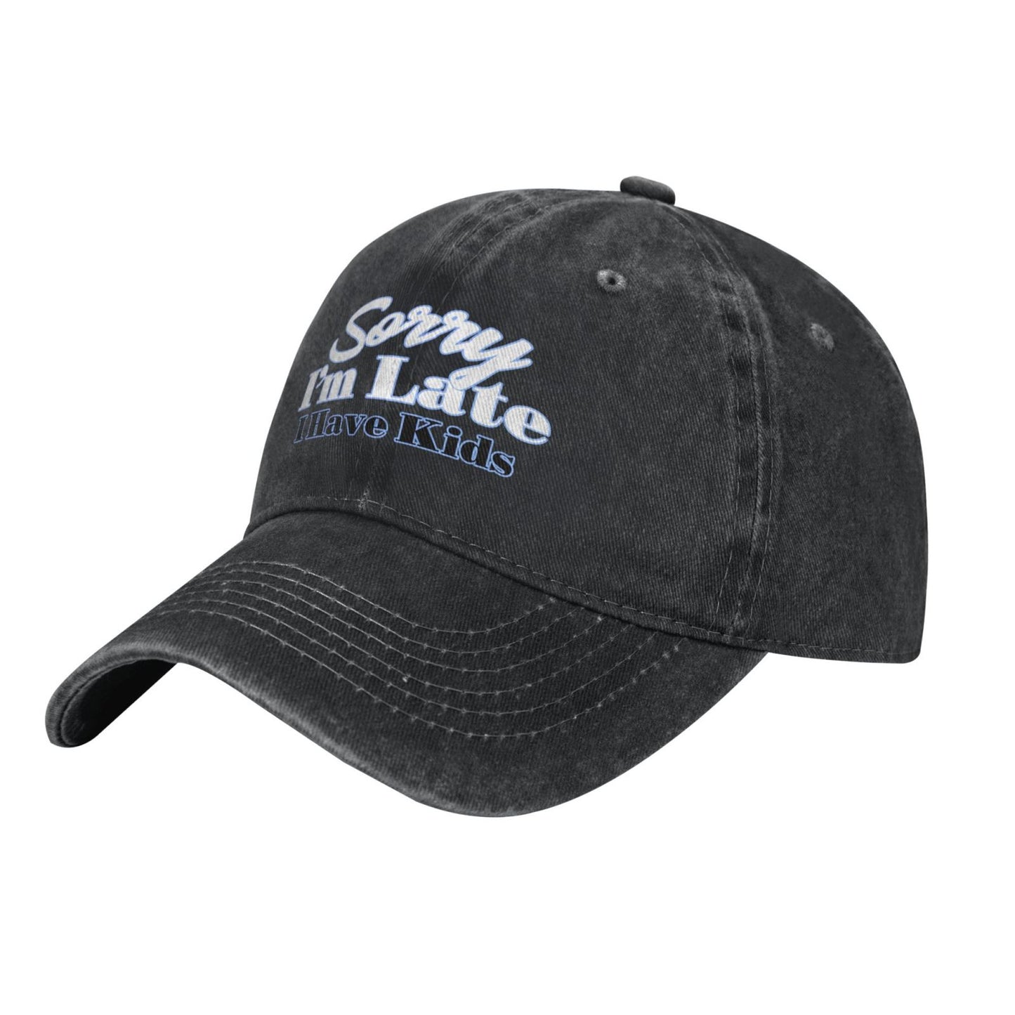 Sorry I'm Late I Have Kids Printed unisex baseball cap adjustable cap outdoor sun hats trucker hat