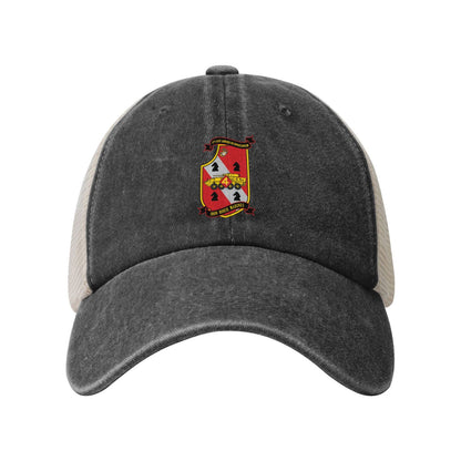 USMC-4th Light Armored Reconnaissance Battalion Printed unisex baseball cap adjustable grid baseball cap veteran gift