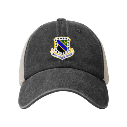 3d Wing Printed unisex baseball cap adjustable grid baseball cap veteran gift