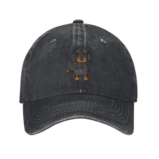 Cute Dachshund Dog Printed unisex baseball cap adjustable cap outdoor sun hats trucker hat