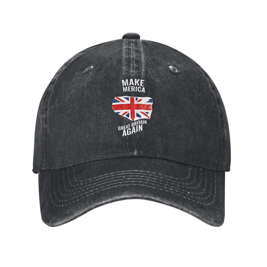 Make America Great Britain Again Printed unisex baseball cap adjustable cap outdoor sun hats trucker hat