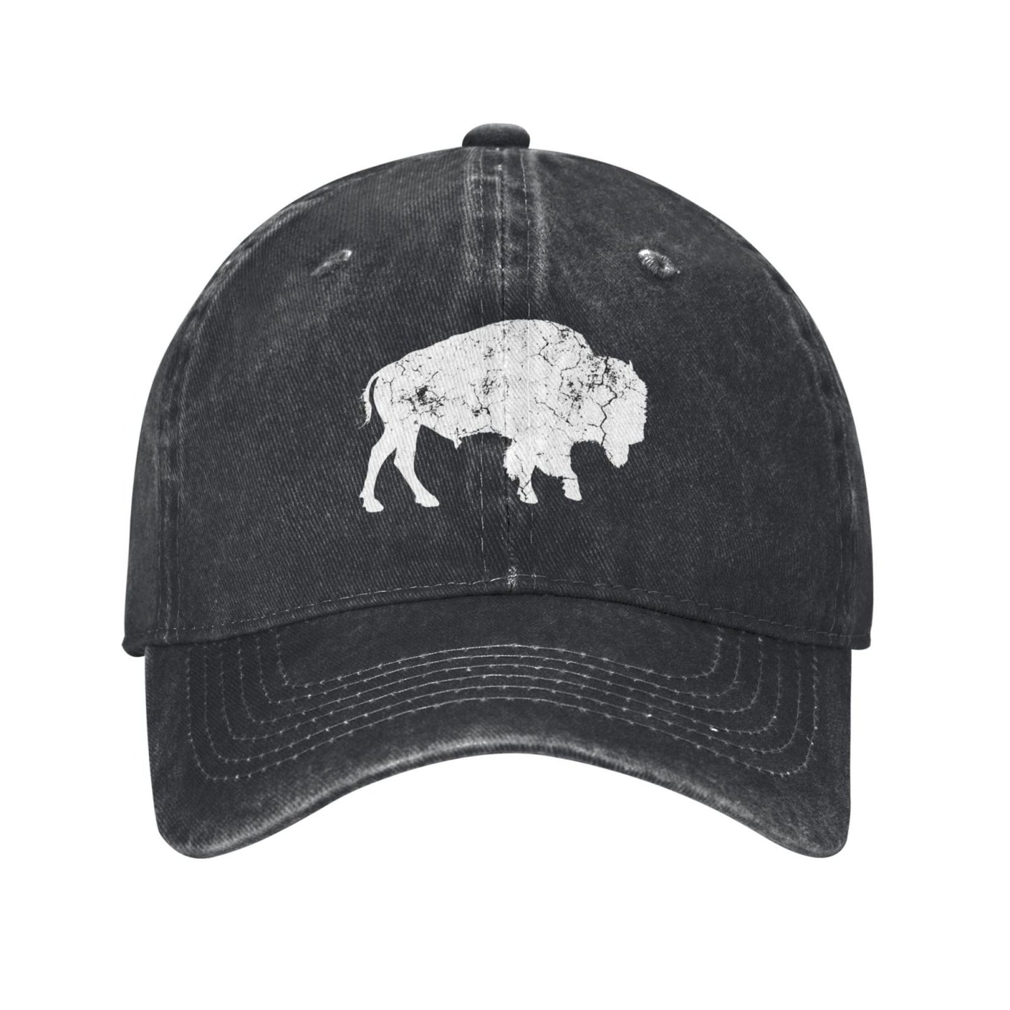 Buffalo Vintage Bison Printed unisex baseball cap outdoor hats adjustable cap trucker gift hat