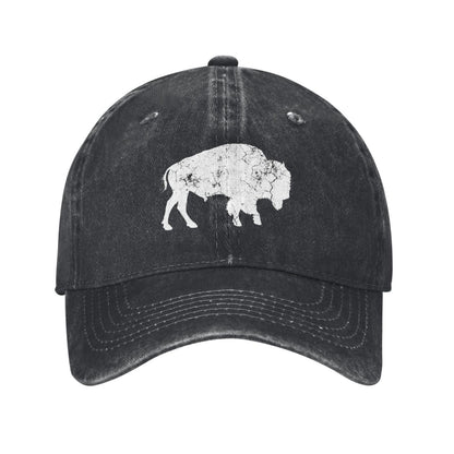 Buffalo Vintage Bison Printed unisex baseball cap outdoor hats adjustable cap trucker gift hat