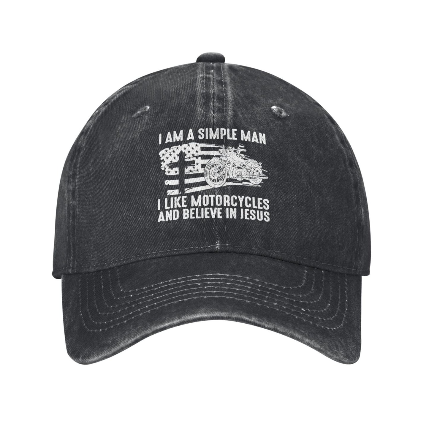 I AM A SIMPLE MAN Printed unisex baseball cap outdoor hats adjustable cap trucker gift hat