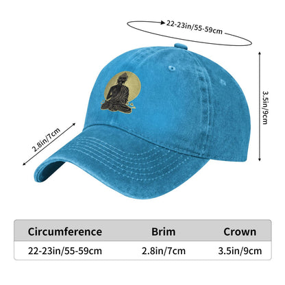 Buddha Graphic Printed unisex baseball cap outdoor hats adjustable cap trucker gift hat