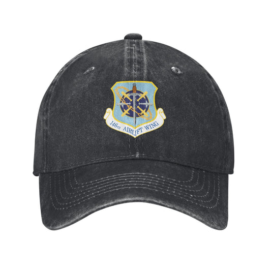 146th Airlift Wing Printing unisex baseball cap adjustable cap veteran gift