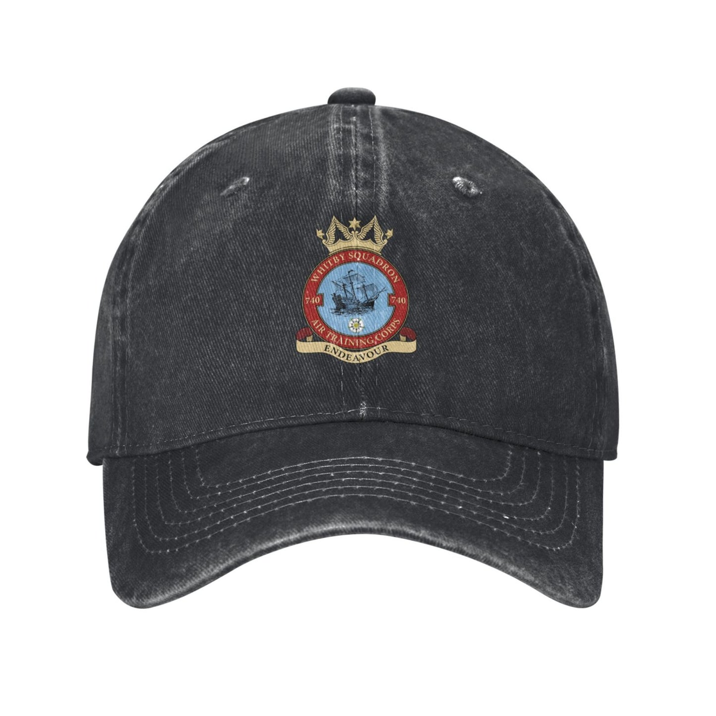 740 Whitby Squadron Printed unisex baseball cap adjustable cap outdoor trucker hat veterans Gifts