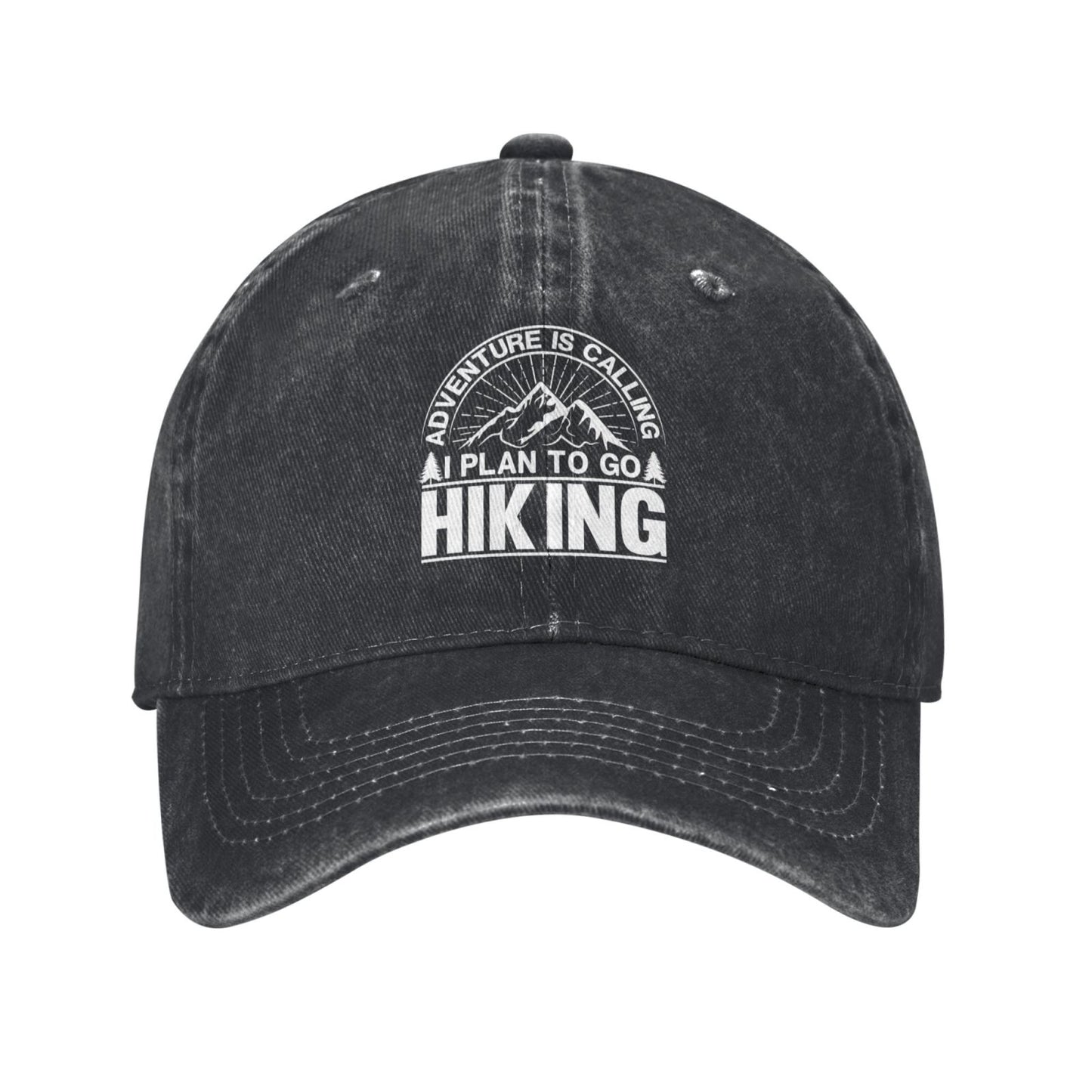 ADVENTURE IS CALLING I PLAN TO GO Printed unisex baseball cap adjustable cap outdoor sun hats trucker hat