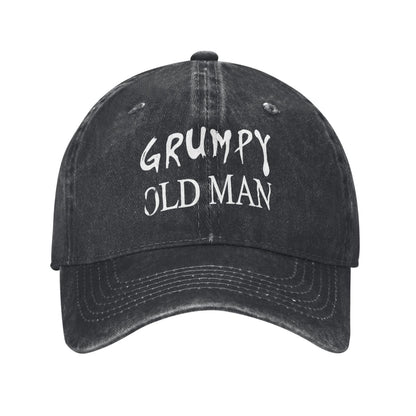 GRUMPY OLD MAN Printed unisex baseball cap adjustable cap outdoor sun hats trucker hat