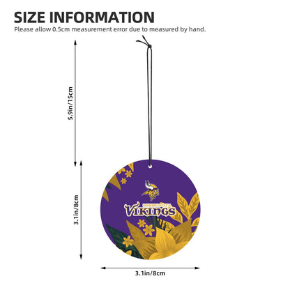 4pcs- Minnesota Vikings car aromatherapy tablets Car Air Fresheners Cards Set