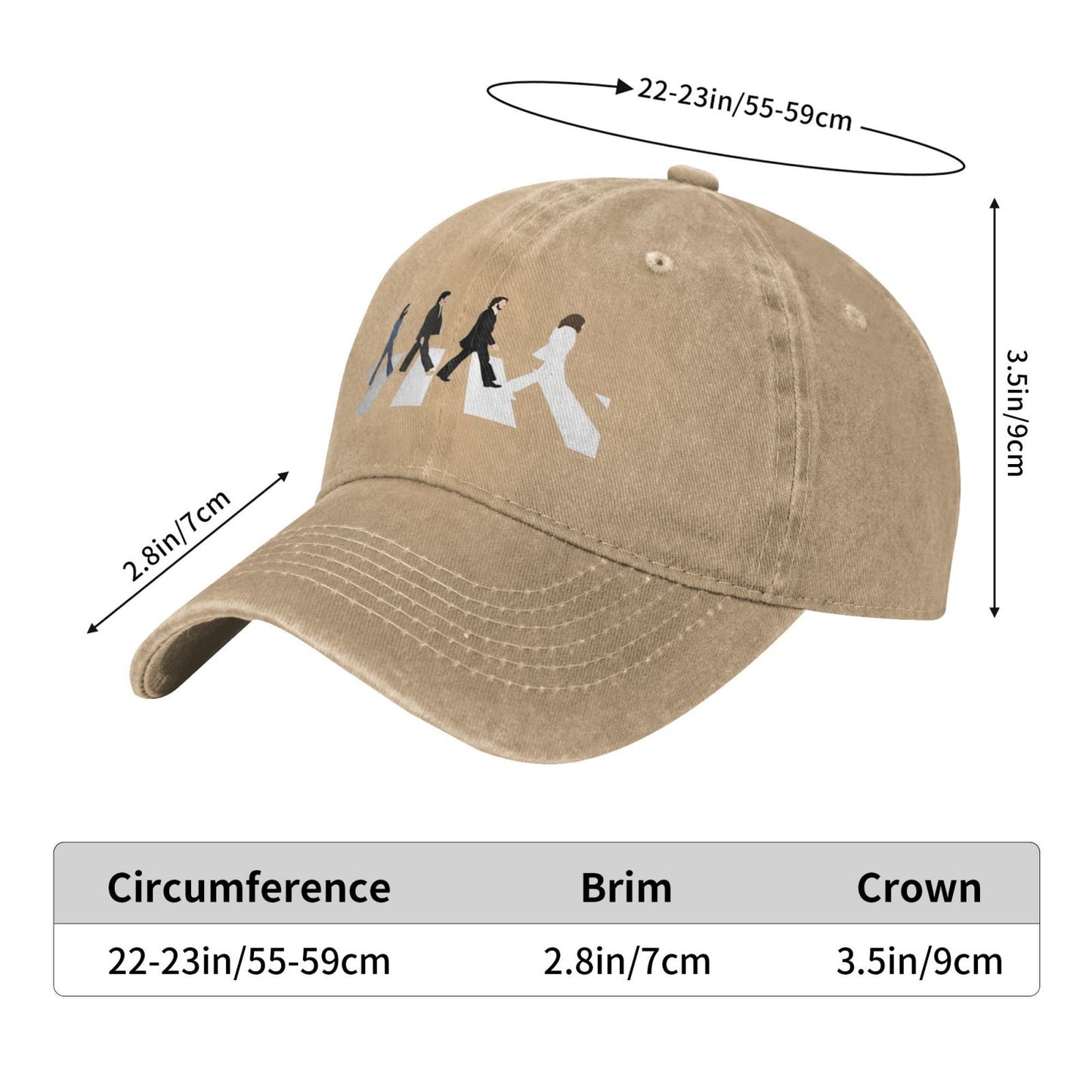 Abbey Road Printed unisex baseball cap outdoor hats adjustable cap trucker gift hat
