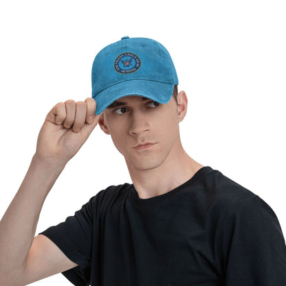 USS FRANK CABLE AS-40 VETERAN Printed unisex baseball cap adjustable cap outdoor sunshade trucker hat