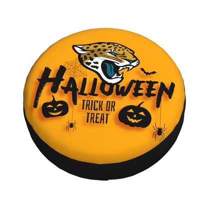 Jacksonville Jaguars print wheel dust cover Halloween pumpkin lantern printed car tire cover