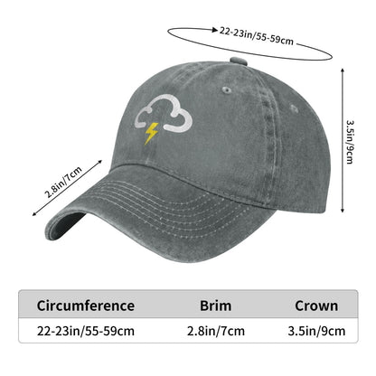 Weather Symbol Printed unisex baseball cap adjustable cap outdoor sun hats trucker hat