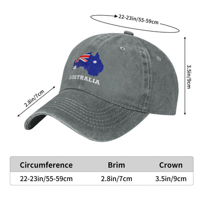 AUSTRALIA Printed unisex baseball cap adjustable cap outdoor sun hats trucker hat