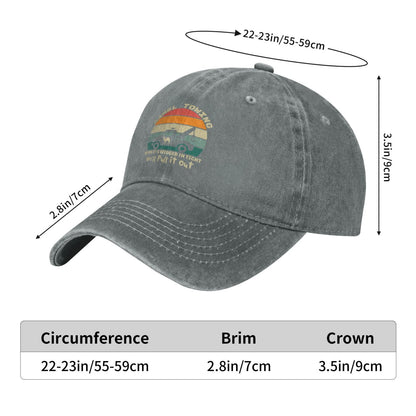 Camel-Towing Printed unisex baseball cap adjustable cap outdoor sun hats trucker hat