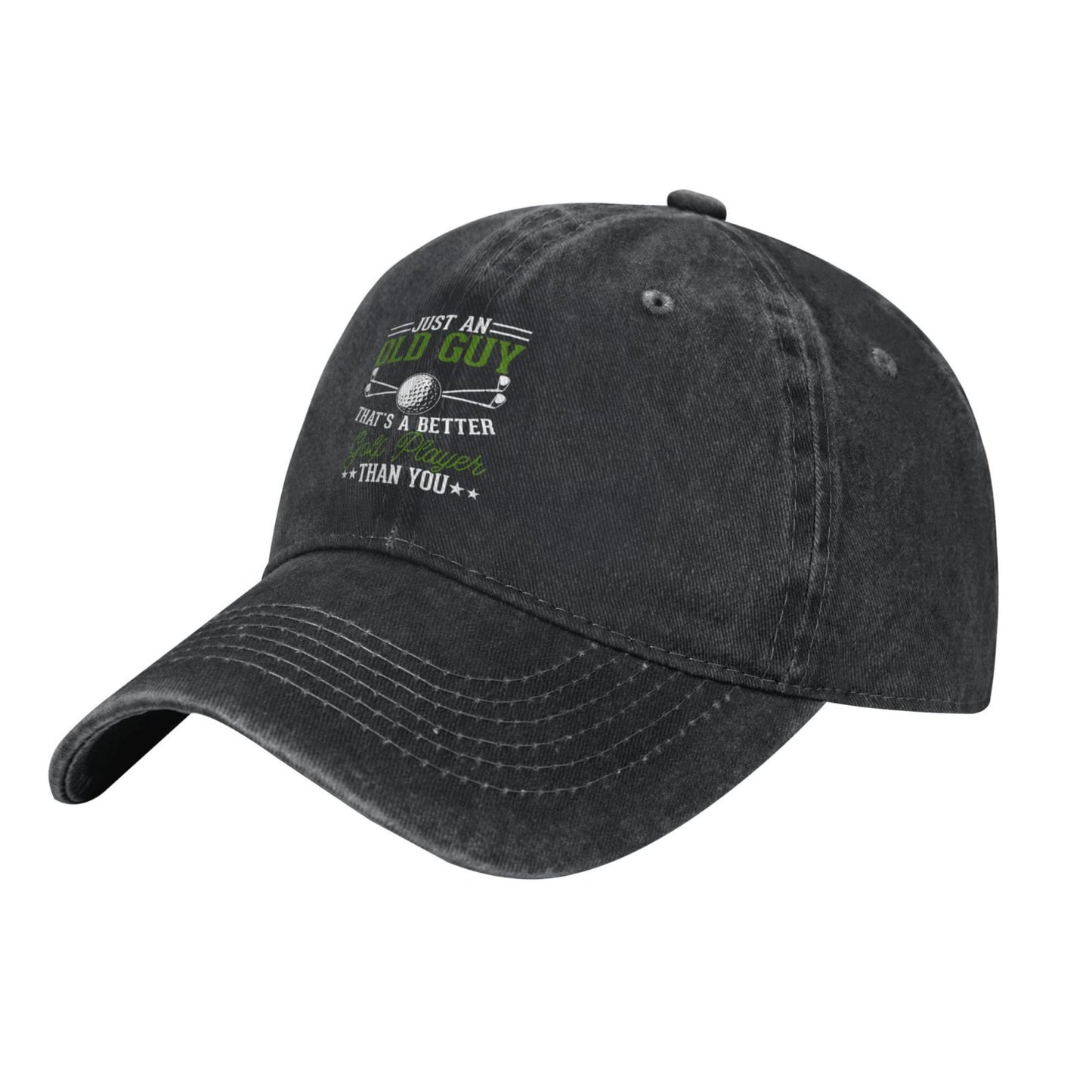 JUST AN OLD GUY THAT'S A BETTER THAN YOU Printed unisex baseball cap adjustable cap outdoor sun hats trucker hat